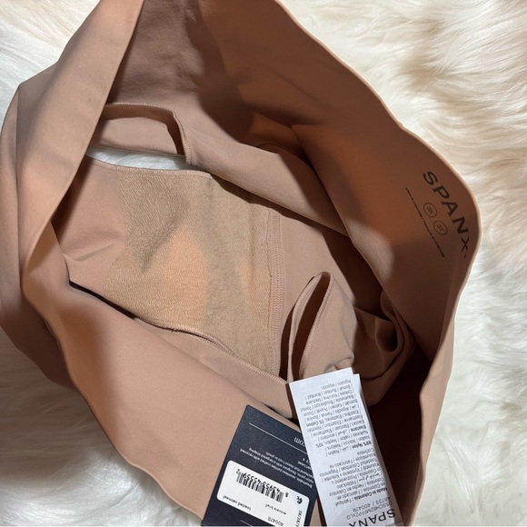 SPANX Tan Fitted Crop Sleeveless Tank Top - Picture 6 of 6